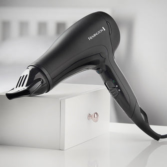 Buy Remington,Remington Hair Dryer (Powerful, Lightweight, Concentrator, Ceramic Ionic Grille for even Heat Anti-Static, 3 Heat / 2 Speed Settings with Cool Shot, Eco Setting for Energy Saving, 2000W) D3010 - Gadcet UK | UK | London | Scotland | Wales| Near Me | Cheap | Pay In 3 | Hair Clippers & Trimmers