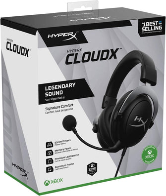 Buy HyperX,HyperX CloudX Xbox Gaming Headset - Black - Gadcet UK | UK | London | Scotland | Wales| Ireland | Near Me | Cheap | Pay In 3 | Headphones & Headsets