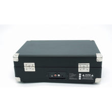 Buy GPO,GPO Soho Retro Briefcase Style 3 Speed Turntable- Black & Silver - Gadcet UK | UK | London | Scotland | Wales| Near Me | Cheap | Pay In 3 | Speakers