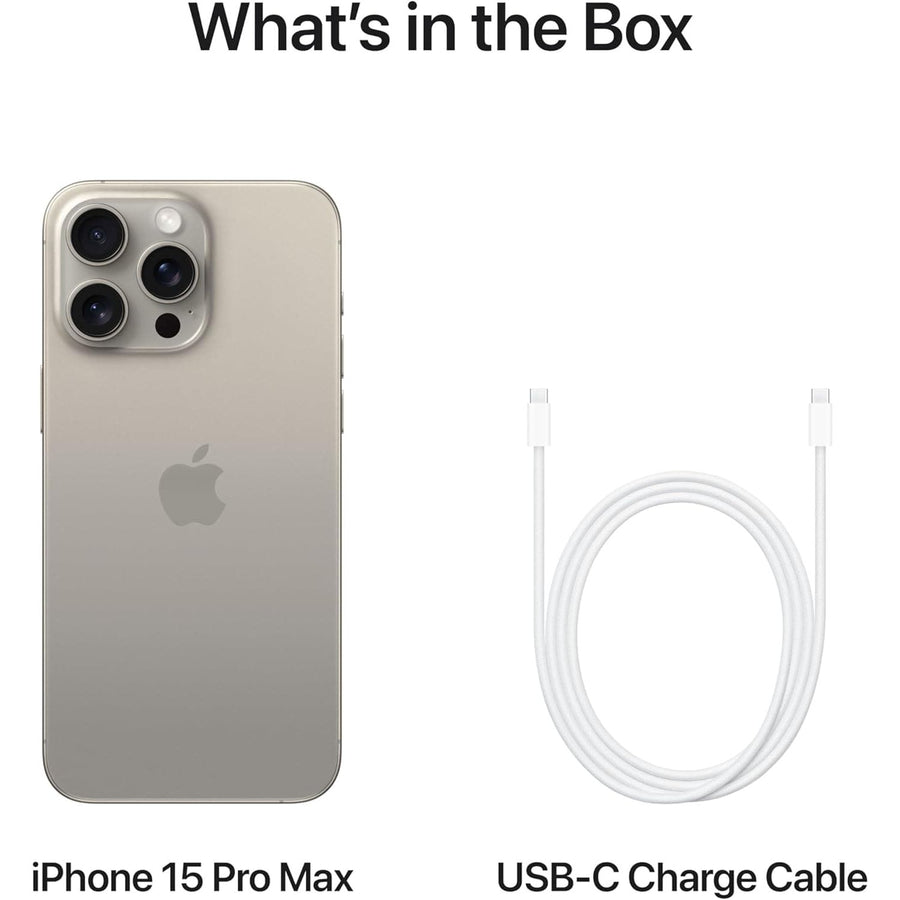 Apple iPhone 15 Pro Max 256GB Natural Titanium Unlocked SIM-Free