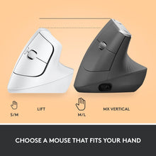 Buy Logitech,Logitech Lift Vertical Ergonomic Mouse, Wireless, Bluetooth or Logi Bolt USB receiver, Quiet clicks, 4 buttons, compatible with Windows/macOS/iPadOS, Laptop, PC - Offwhite - Gadcet UK | UK | London | Scotland | Wales| Near Me | Cheap | Pay In 3 | Keyboard & Mouse