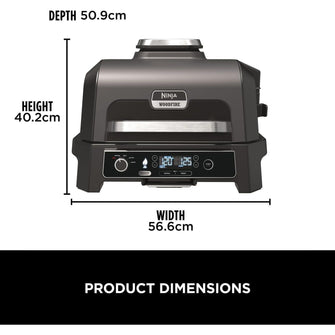 Buy Ninja,Ninja Woodfire Pro XL Electric BBQ Grill & Smoker OG850UK – 4-in-1 Outdoor Grill, Air Fryer, Digital Probe, Woodfire Pellets, Portable, Grey/Black - Gadcet UK | UK | London | Scotland | Wales| Near Me | Cheap | Pay In 3 | Air Fryer & Grill