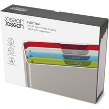 Buy Joseph Joseph,Joseph Joseph Folio Icon - 4-piece food specific, non-slip colour-coded Chopping Board Set with Storage Case, Regular- Multicolor - Gadcet UK | UK | London | Scotland | Wales| Near Me | Cheap | Pay In 3 | Chopping Boards