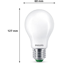 Buy Philips,Philips Frosted Ultra-Efficient LED Bulb (3 Pack) – E27, 4W (Equivalent to 60W), Warm White 2700K, Energy Efficiency A - Gadcet UK | UK | London | Scotland | Wales| Near Me | Cheap | Pay In 3 | LED Light Bulbs