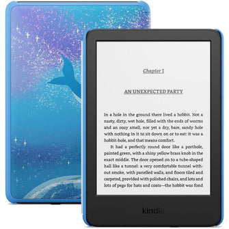 Amazon Kindle Kids (16GB) – Glare-Free Display, Cover & Kids Content Included, Space Whale