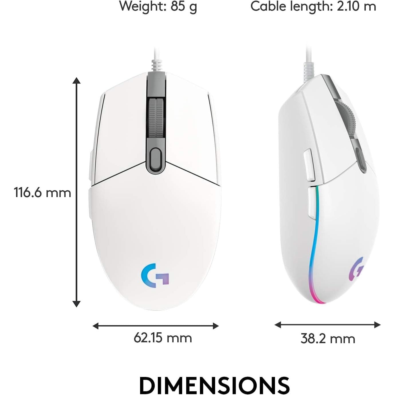 Buy Logitech,Logitech - G203 LIGHTSYNC Gaming Mouse - White - Gadcet UK | UK | London | Scotland | Wales| Ireland | Near Me | Cheap | Pay In 3 | Computer Components