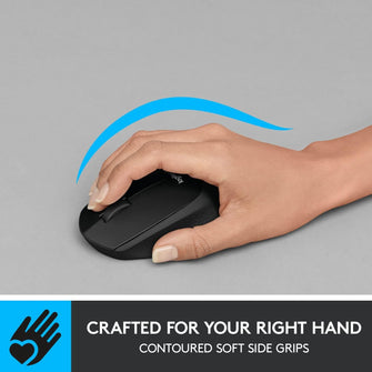Buy Alann Trading Limited,Logitech M330 Silent Plus Wireless Mouse – Enjoy Same Click Feel with 90% Less Click Noise, 2 Year Battery Life, Ergonomic Right-Hand Shape for Computers and Laptops, USB Unifying Receiver, Black - Gadcet UK | UK | London | Scotland | Wales| Near Me | Cheap | Pay In 3 | Mice & Trackballs