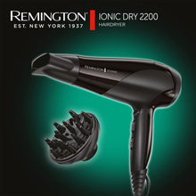 Buy Remington,Remington D3198 Ionic Hair Dryer - 2200W, Fast Professional Styling, Diffuser & Concentrator, 3 Heat/2 Speed Settings, Cool Shot - Black - Gadcet UK | UK | London | Scotland | Wales| Near Me | Cheap | Pay In 3 | Hair Dryers & Accessories