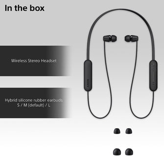 Buy Sony,Sony WI-C100 Wireless In-ear Headphones - Up to 25 hours of battery life - Gadcet.com | UK | London | Scotland | Wales| Ireland | Near Me | Cheap | Pay In 3 | Headphones & Headsets