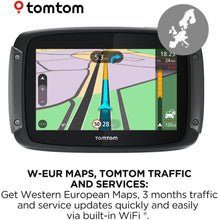 Buy TomTom,TomTom Rider 50 Motorcycle Sat Nav 4.3" EU Maps WiFi Traffic Updates - Gadcet UK | UK | London | Scotland | Wales| Near Me | Cheap | Pay In 3 | GPS Navigation Systems