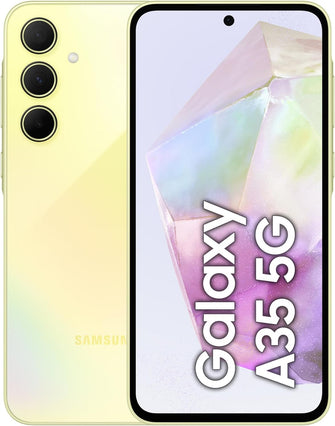 Buy Samsung,Samsung Galaxy A35 5G - 128GB, 8GB RAM, Dual Sim, Awesome Lemon, Unlocked - Gadcet UK | UK | London | Scotland | Wales| Near Me | Cheap | Pay In 3 | Mobile & Smart Phones