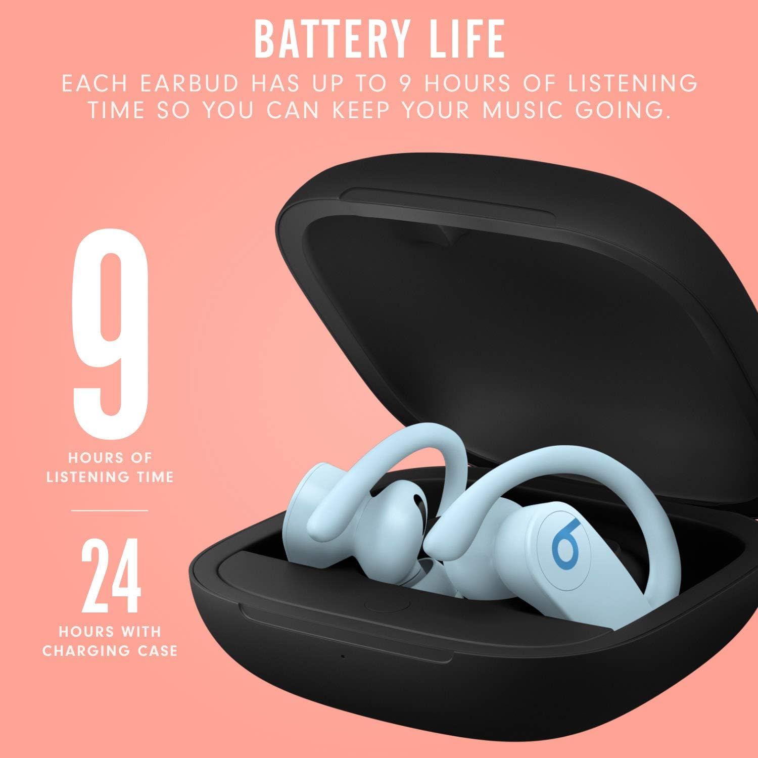 Buy Beats,Powerbeats Pro Wireless Earphones, Apple H1 Chip, Class 1 Bluetooth, 9-Hour Battery, Sweat-Resistant - Glacier Blue - Gadcet UK | UK | London | Scotland | Wales| Near Me | Cheap | Pay In 3 | In-Ear Headphones