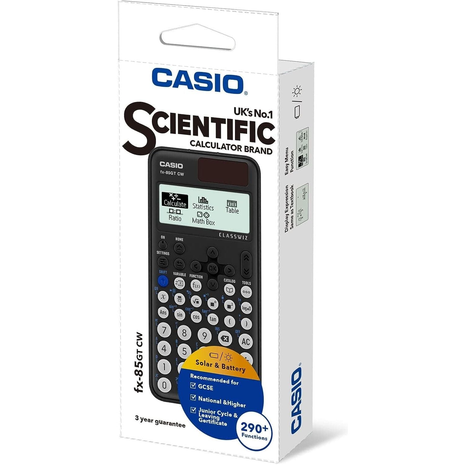 Buy Casio,New Casio FX-85GTCW Black Scientific Calculator - Gadcet.com | UK | London | Scotland | Wales| Ireland | Near Me | Cheap | Pay In 3 | Scientific Calculators