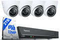 Reolink RLK8-1200D4-A 12MP Dome CCTV Camera System