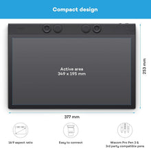 Wacom Intuos Pro Large Pen Tablet – Wacom Pro Pen 3, Bluetooth, 8192 Pressure Levels – PTK870K0B