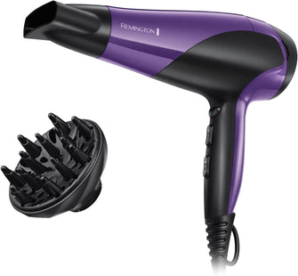 Buy Remington,Remington D3190 Ionic Conditioning Hair Dryer - Purple - Gadcet UK | UK | London | Scotland | Wales| Ireland | Near Me | Cheap | Pay In 3 | Hair Dryers