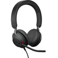 Buy Jabra,Jabra Evolve2 40 SE Wired Stereo Headset – Noise Cancelling, 3-Mic Call Tech, USB-A, MS Teams Certified, Black - Gadcet UK | UK | London | Scotland | Wales| Near Me | Cheap | Pay In 3 | Headsets