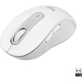 Logitech Signature M650 Wireless Mouse - For Small to Medium Sized Hands, 2-Year Battery, Silent Clicks, Customisable Side Buttons, Bluetooth, for PC/Mac/Multi-Device/Chromebook - Offwhite