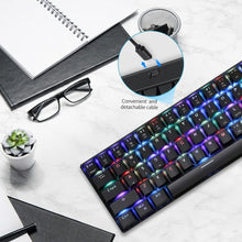 Buy Docooler,Docooler Motospeed CK61 USB Wired Mechanical RGB Gaming Keyboard - Gadcet.com | UK | London | Scotland | Wales| Ireland | Near Me | Cheap | Pay In 3 | Keyboards