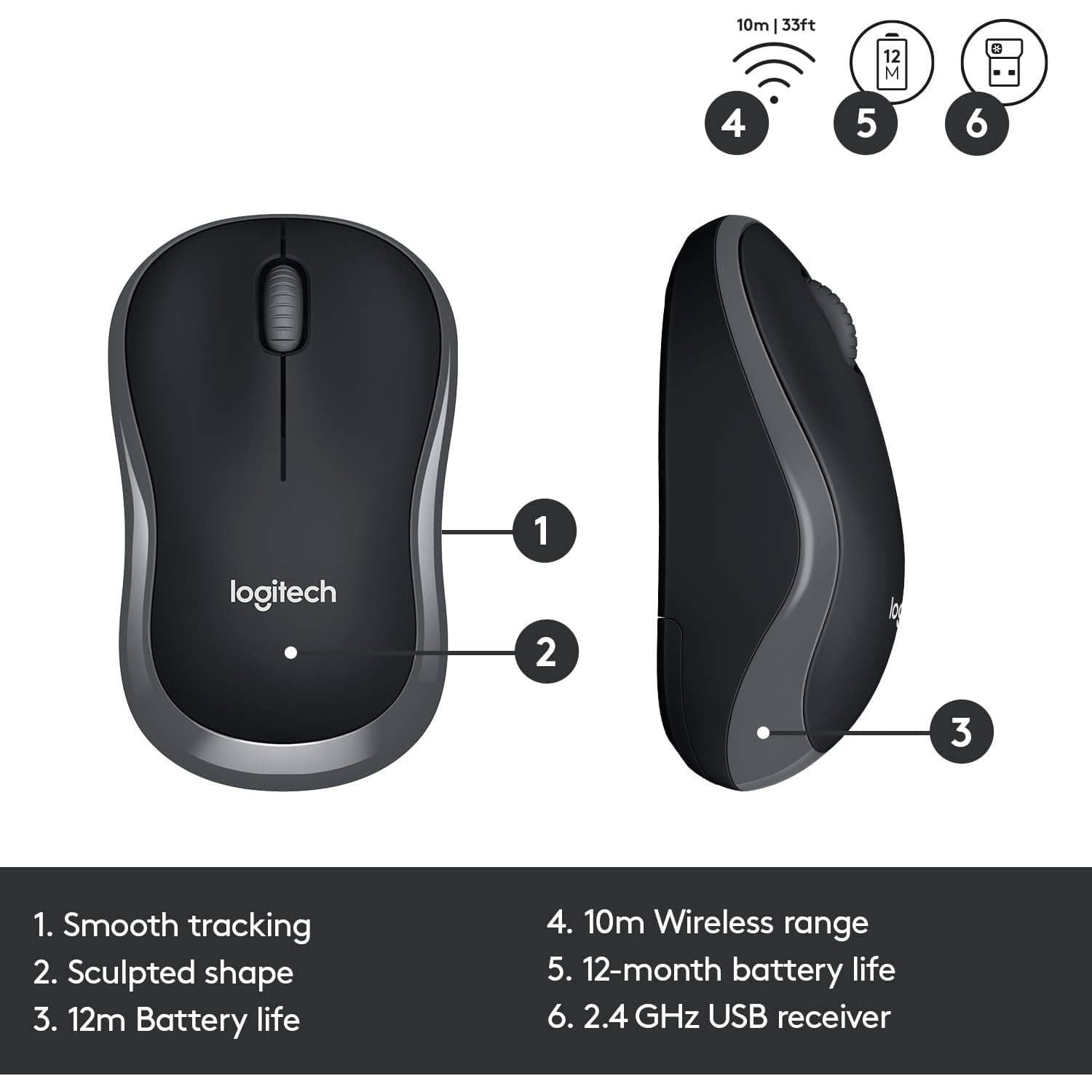 Buy Logitech,Logitech MK330 Wireless Keyboard and Mouse Combo for Windows - QWERTY UK Layout - Black - Gadcet UK | UK | London | Scotland | Wales| Ireland | Near Me | Cheap | Pay In 3 | Keyboard & Mouse
