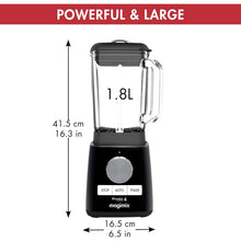 Buy Magimix,Magimix Blender Power 4 – Quiet Mark Certified, 1300W, 1.8L Glass Jug, Black - Gadcet UK | UK | London | Scotland | Wales| Near Me | Cheap | Pay In 3 | Food Mixers & Blenders