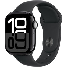 Buy Apple,Apple Watch Series 10 GPS 42mm - Jet Black Aluminium Case, Black Sport Band, Fitness Tracker, ECG, Always-On Retina Display, Water Resistant - Gadcet UK | UK | London | Scotland | Wales| Near Me | Cheap | Pay In 3 | Smart Watches