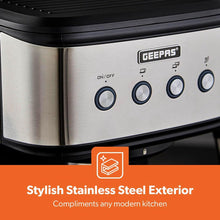 Buy GEEPAS,GEEPAS 20-Bar Espresso & Cappuccino Machine | Professional 1100W Coffee Maker with Milk Frother & 1.5L Tank – Stainless Steel - Gadcet UK | UK | London | Scotland | Wales| Near Me | Cheap | Pay In 3 | Espresso Machines