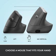 Buy Logitech,Logitech Lift Vertical Ergonomic Mouse, Wireless, Bluetooth or Logi Bolt USB receiver, Quiet clicks, 4 buttons, compatible with Windows/macOS/iPadOS, Laptop, PC - Graphite - Gadcet UK | UK | London | Scotland | Wales| Near Me | Cheap | Pay In 3 | Gaming mouse