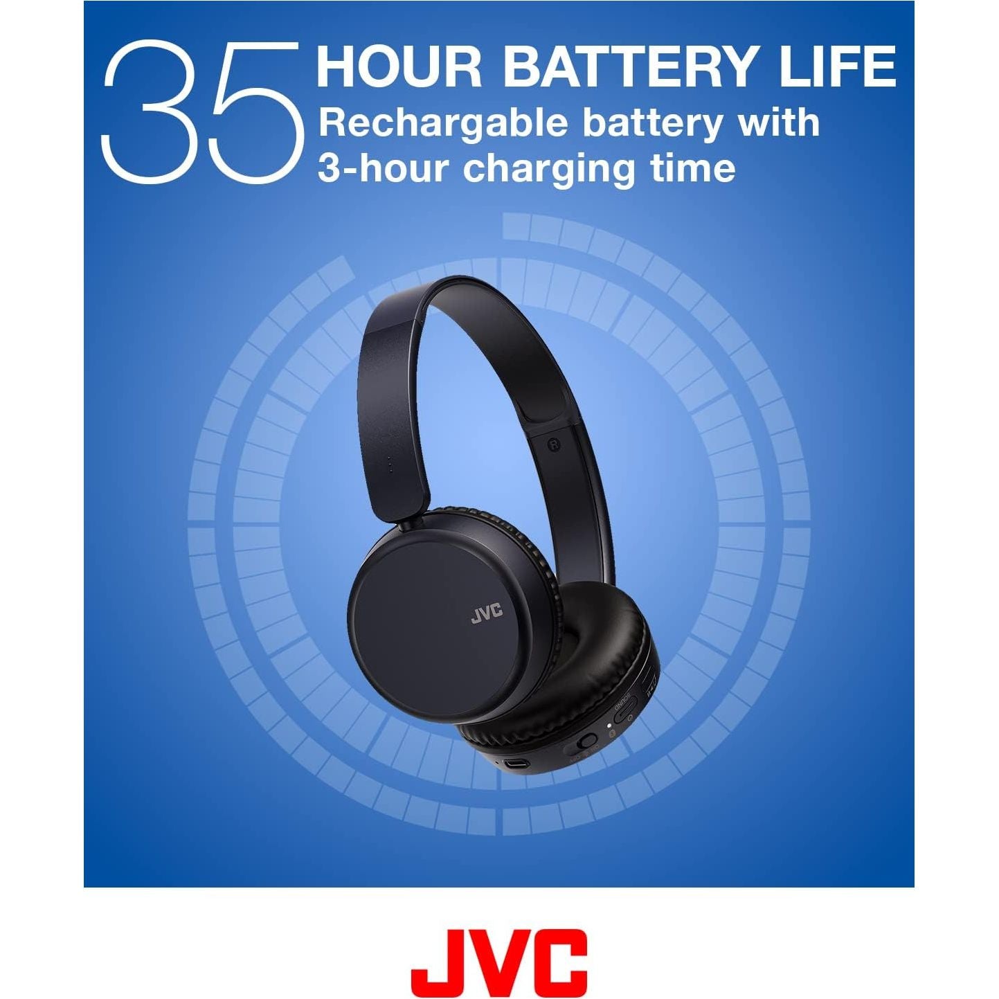 Buy Gadcet UK,JVC HA-S36WA Bluetooth 5.2 Over-Ear Headphones - Lightweight, Blue - Gadcet UK | UK | London | Scotland | Wales| Near Me | Cheap | Pay In 3 | Headphones & Headsets