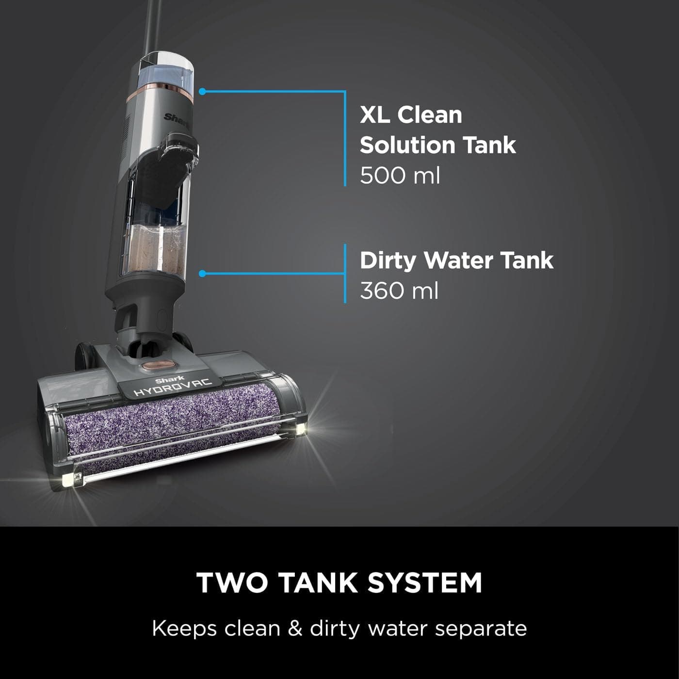Buy VAX,Shark HydroVac Cordless Hard Floor Cleaner with Antimicrobial Brush-Roll & Odour-Neutralising Multi-Surface Solution, Self-Cleaning, Vacuums & Mops Wet & Dry Messes, Grey WD210UK - Gadcet UK | UK | London | Scotland | Wales| Ireland | Near Me | Cheap | Pay In 3 | Vacuum Cleaner