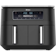 Ninja Foodi Dual Zone Digital Air Fryer, 2 Drawers, 7.6L, 6-in-1 Cooks 4-6 Portions, Non-Stick, Dishwasher Safe Baskets, Black - 1