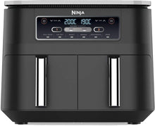 Ninja Foodi Dual Zone Digital Air Fryer, 2 Drawers, 7.6L, 6-in-1 Cooks 4-6 Portions, Non-Stick, Dishwasher Safe Baskets, Black - 1