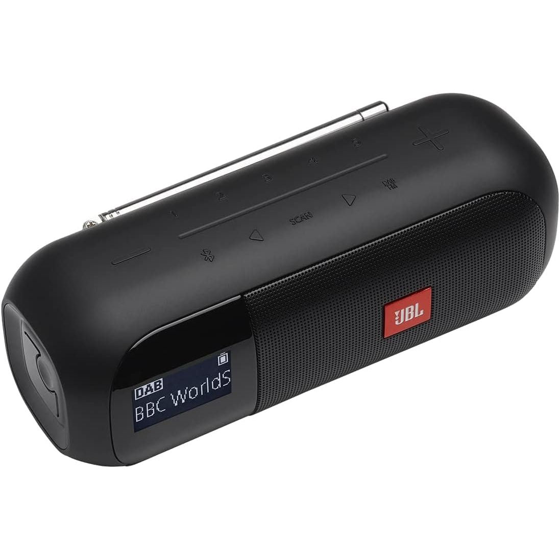 Buy JBL,JBL Tuner 2 Portable Radio - Bluetooth speaker with DAB and FM radio, 12 hours of wireless music, in black - Gadcet.com | UK | London | Scotland | Wales| Ireland | Near Me | Cheap | Pay In 3 | Speakers