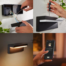 Buy Philips Hue,Philips Hue Nyro White and Colour Ambiance LED Smart Outdoor Wall Light for Garden, Patio. [Black] Compatible with Alexa, Google Assistant and Apple HomeKit - Gadcet UK | UK | London | Scotland | Wales| Ireland | Near Me | Cheap | Pay In 3 | Lighting Accessories