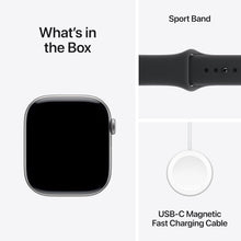 Apple Watch Series 11 GPS 46mm Smartwatch with Space Grey Aluminium Case with Black Sport Band M/L. Sleep Score, Fitness Tracker, Health Monitoring, Always-On Display, Water Resistant