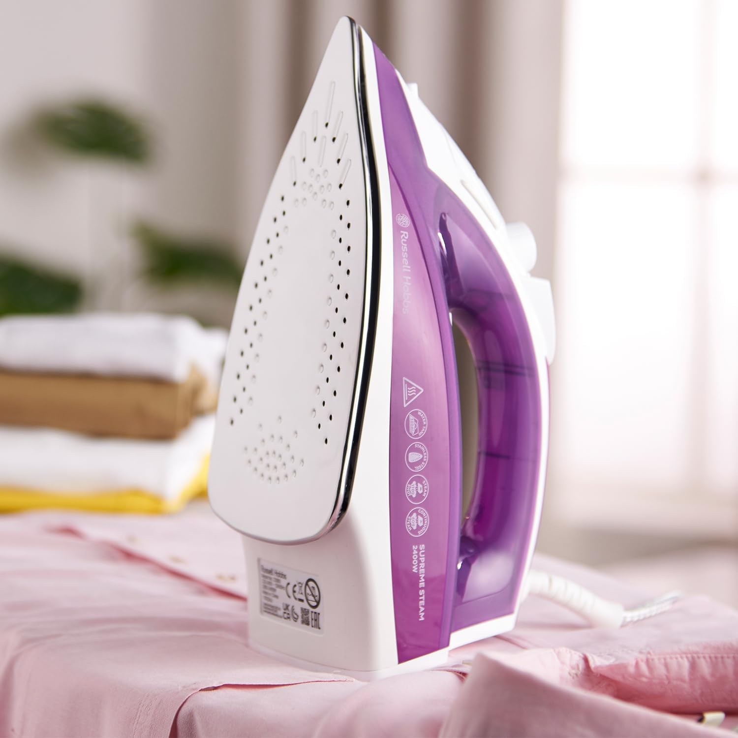 Buy Russell Hobbs,Russell Hobbs Supreme Steam Iron - 2400W, 110g Steam Shot, 300ml Tank, Stainless Steel Soleplate (Model 23060) - Gadcet UK | UK | London | Scotland | Wales| Near Me | Cheap | Pay In 3 | Irons