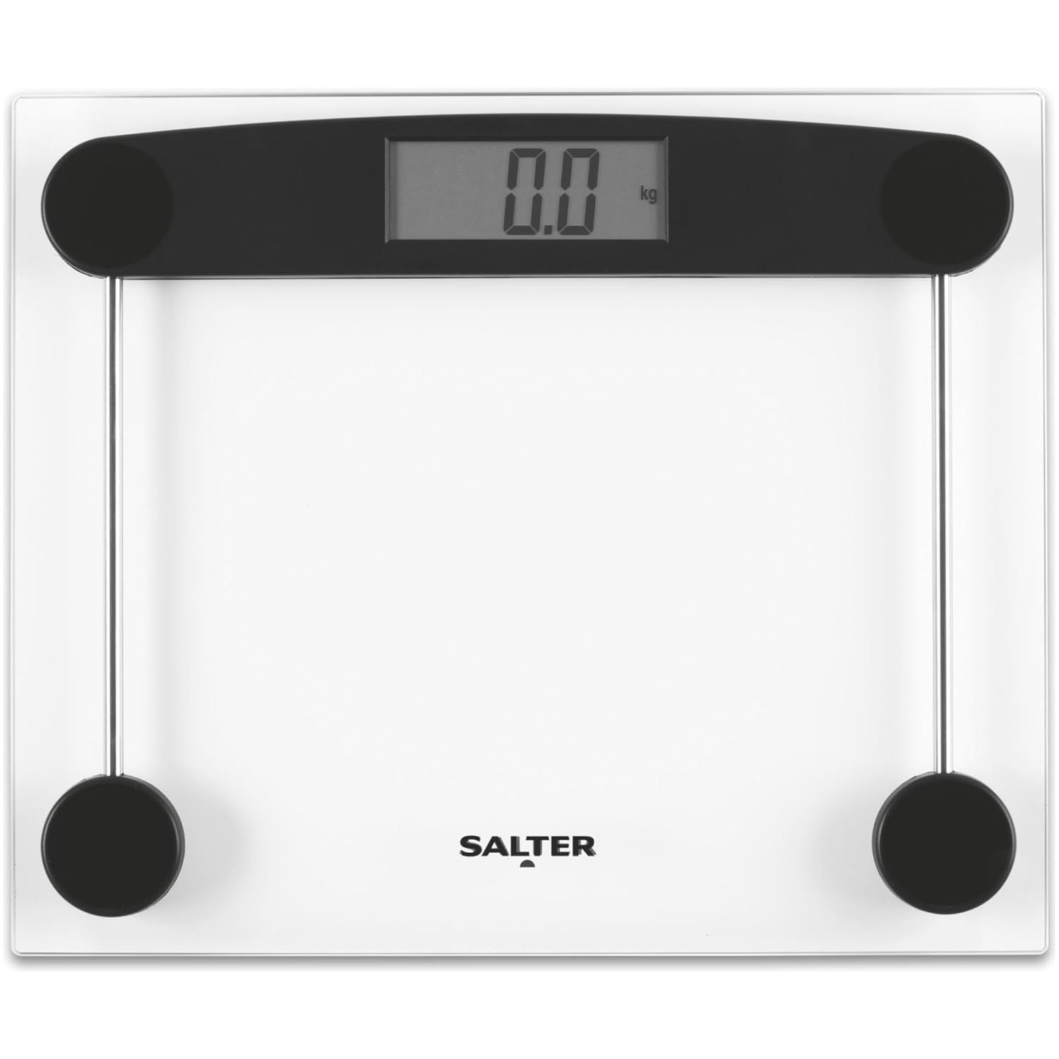 Buy Salter,Salter Compact Digital Bathroom Scales – Black | Toughened Glass, Step-On, Non-Slip, Easy Read Display - Gadcet UK | UK | London | Scotland | Wales| Near Me | Cheap | Pay In 3 | Smart Scale