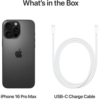 Apple iPhone 16 Pro Max 5G - 1TB, Black Titanium, Unlocked - 6