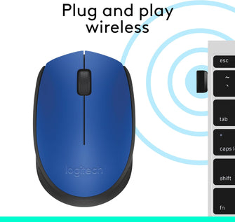Logitech M171 Wireless Optical Mouse – Blue