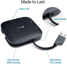 TP-Link UH400 USB 3.0 4-Port Portable Data Hub – Compact & High-Speed Connectivity