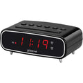 Buy GROOVE,Groov-e Rise Digital Alarm Clock – FM Radio, LCD Display, Dimmer, 12/24hr Modes, Mains Powered with Battery Backup – Black - Gadcet UK | UK | London | Scotland | Wales| Near Me | Cheap | Pay In 3 | Digital Alarm Clock Radio