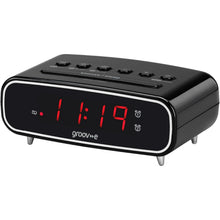 Buy GROOVE,Groov-e Rise Digital Alarm Clock – FM Radio, LCD Display, Dimmer, 12/24hr Modes, Mains Powered with Battery Backup – Black - Gadcet UK | UK | London | Scotland | Wales| Near Me | Cheap | Pay In 3 | Digital Alarm Clock Radio