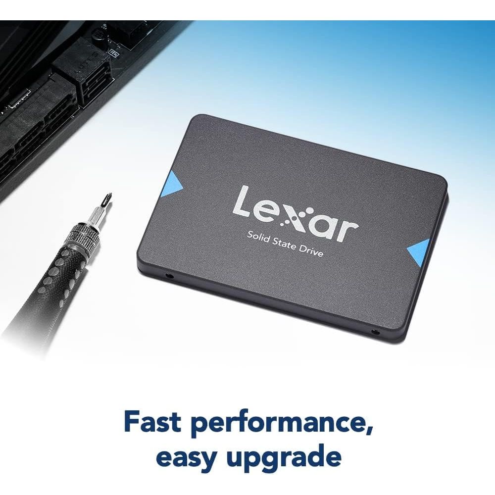 Buy Lexar,Lexar NQ100 480GB 2.5” SATA III Internal SSD, Solid State Drive, Up to 550MB/s Read (LNQ100X480G-RNNNU) - Gadcet UK | UK | London | Scotland | Wales| Near Me | Cheap | Pay In 3 | Hard Drive