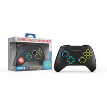 Armor 3 NuRival Wireless RGB LED Game Controller For Nintendo Switch® Hall Effect Sticks OLED/Switch® - Black