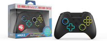 Armor 3 NuRival Wireless RGB LED Game Controller For Nintendo Switch® Hall Effect Sticks OLED/Switch® - Black