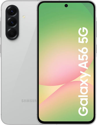 Samsung Galaxy A56 5G Dual SIM, 8GB RAM, 256GB Storage - Unlocked - Awesome Light Grey