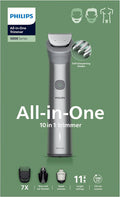 Philips Multigroom 5000 Series All-in-One 10-Piece Trimmer Shaver and Clipper MG5921/15