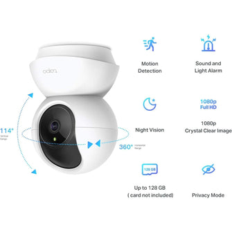 Buy Tapo,Tapo Pan/Tilt Smart Security Camera, Baby Monitor, Indoor CCTV, 360° Rotational Views, Works with Alexa&Google Home, 1080p, 2-Way Audio, Night Vision, SD Storage, Device Sharing (Tapo C200) - Gadcet UK | UK | London | Scotland | Wales| Near Me | Cheap | Pay In 3 | Security Monitors & Recorders