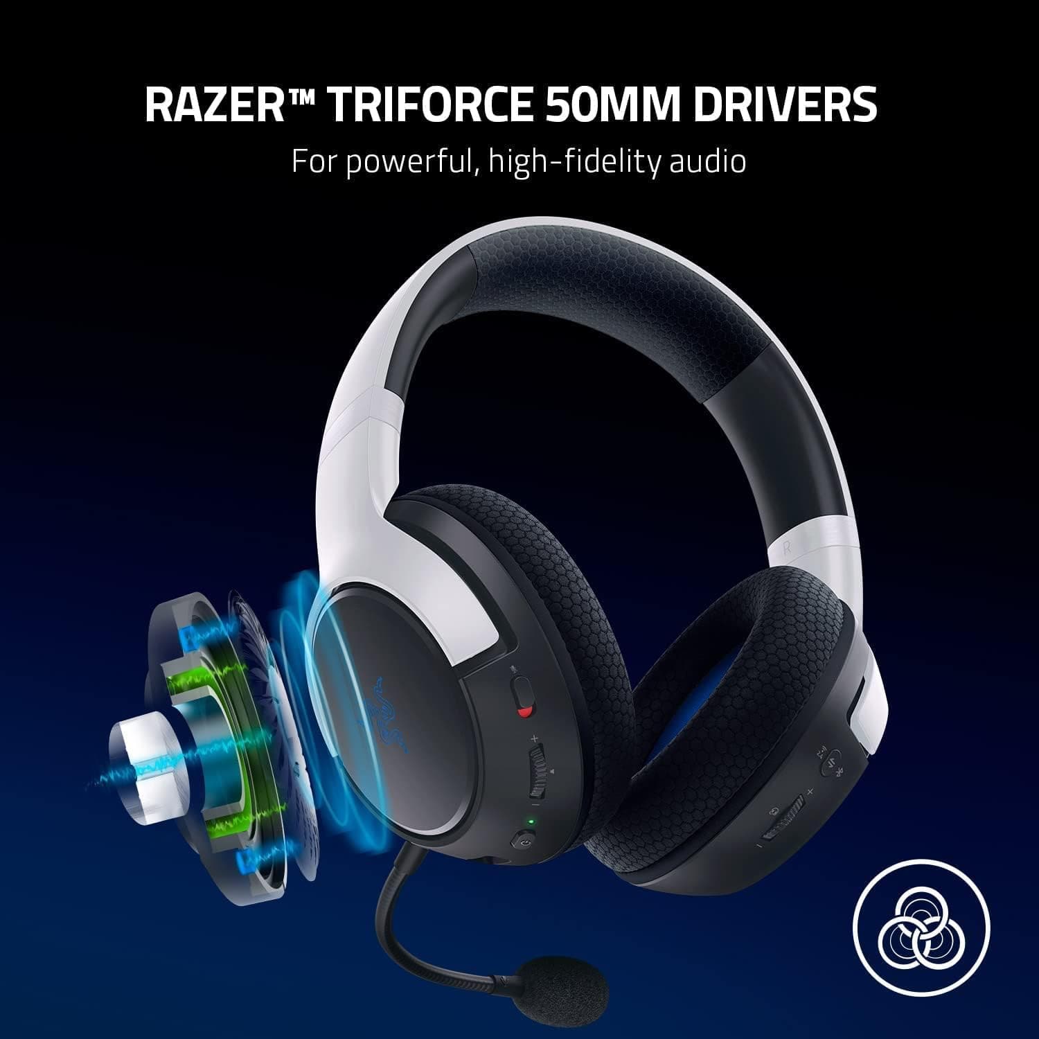 Buy Razer,Razer Kaira x For PlayStation Gaming Headset - White - Gadcet UK | UK | London | Scotland | Wales| Ireland | Near Me | Cheap | Pay In 3 | Headphones