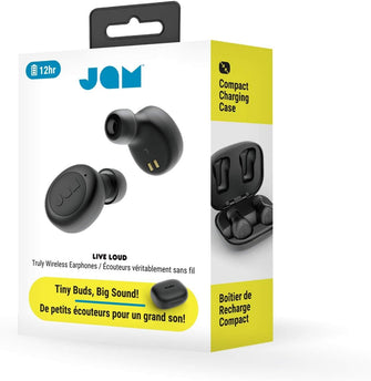 Buy Jam Audio,Jam Live Loud TWS Earbuds - Wireless in-ear Headphones - Black - Gadcet UK | UK | London | Scotland | Wales| Ireland | Near Me | Cheap | Pay In 3 | Headphones